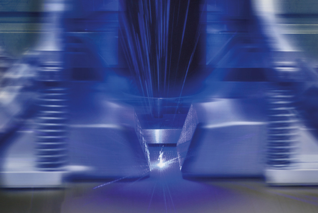 Für die Elektromobilität wird oft Kupfer bearbeitet, was mit blauen oder grünen Lasern deutlich stabiler geht als mit infraroten Lasern. - © Fraunhofer ILT, Aachen
