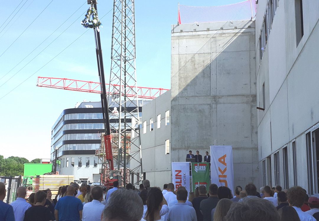 KUKA_Richtfest Bildungszentrum Standort Augsburg_25.07.2019