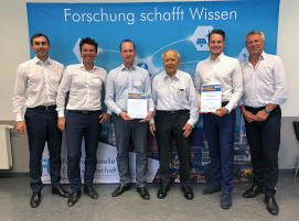 Gruppenbild mit den Preisträgern des Dr. Tyczka energiepreises 2019.