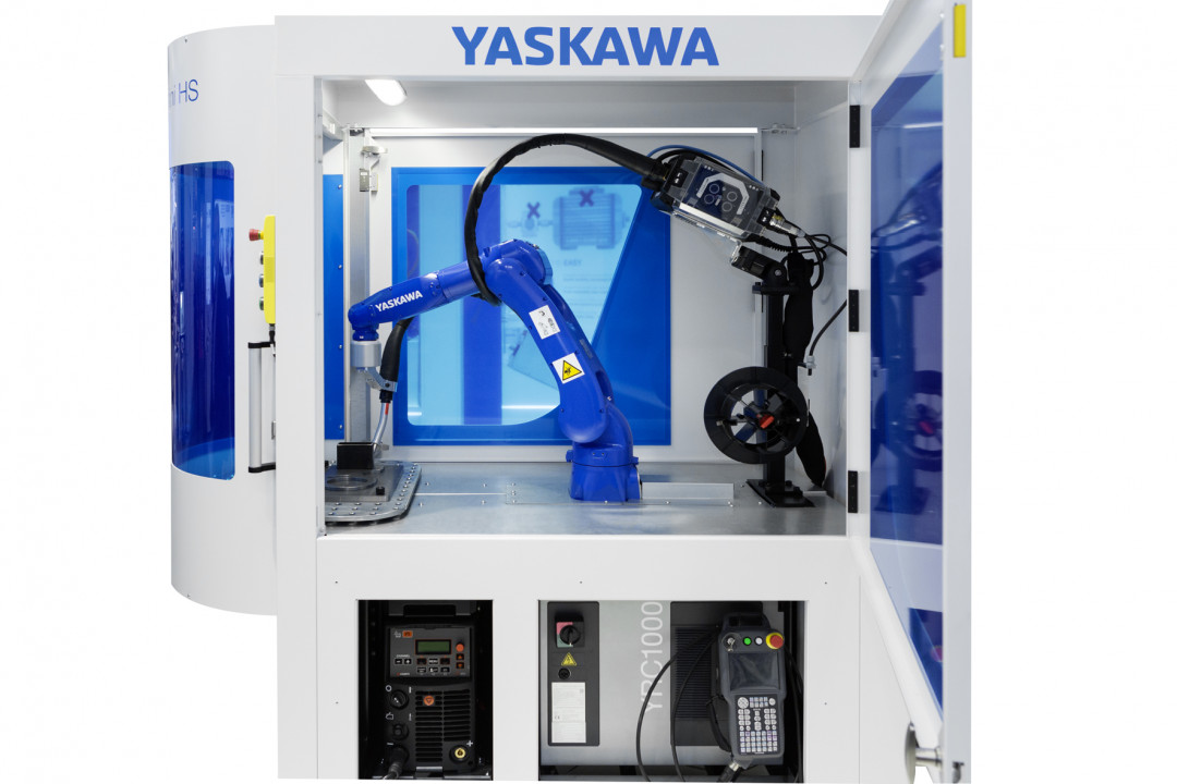 Mit der ArcWorld HS Micro und einer weiteren sehr kompakten Komplettlösung erweitert Yaskawa das ArcWorld-Portfolio an schlüsselfertigen, roboterbasierten Schutzgas-Schweißzellen. - © Yaskawa Europe GmbH