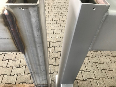 143_Glasperlenstrahlen Gestell