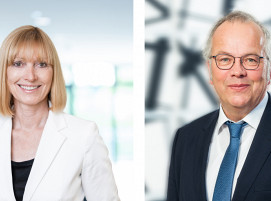 Susanne Szczesny-Oßing (President of DVS) and Dr. Roland Boecking (Managing Director of DVS)