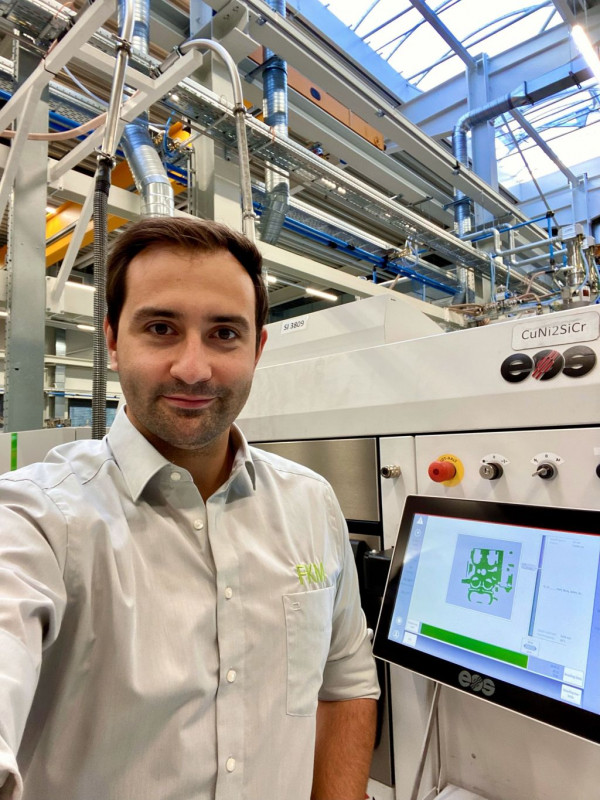 Luis Catarino: „Durch den Einsatz hochenergetischer Laser und dank der Entwicklung neuer CuCP-Pulver ist es mittlerweile möglich, hochwertige Reinkupfer-Bauteile direkt und wirtschaftlich zu sintern.“ - © FKM Sintertechnik