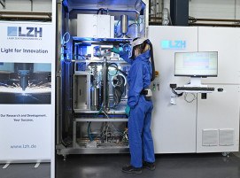 Im SFB 1368 untersucht das LZH an einer selbst entwickelten Anlage die Prozessierbarkeit von Metallpulvern beim selektiven Laserstrahlschmelzen in sauerstofffreier Atmosphäre