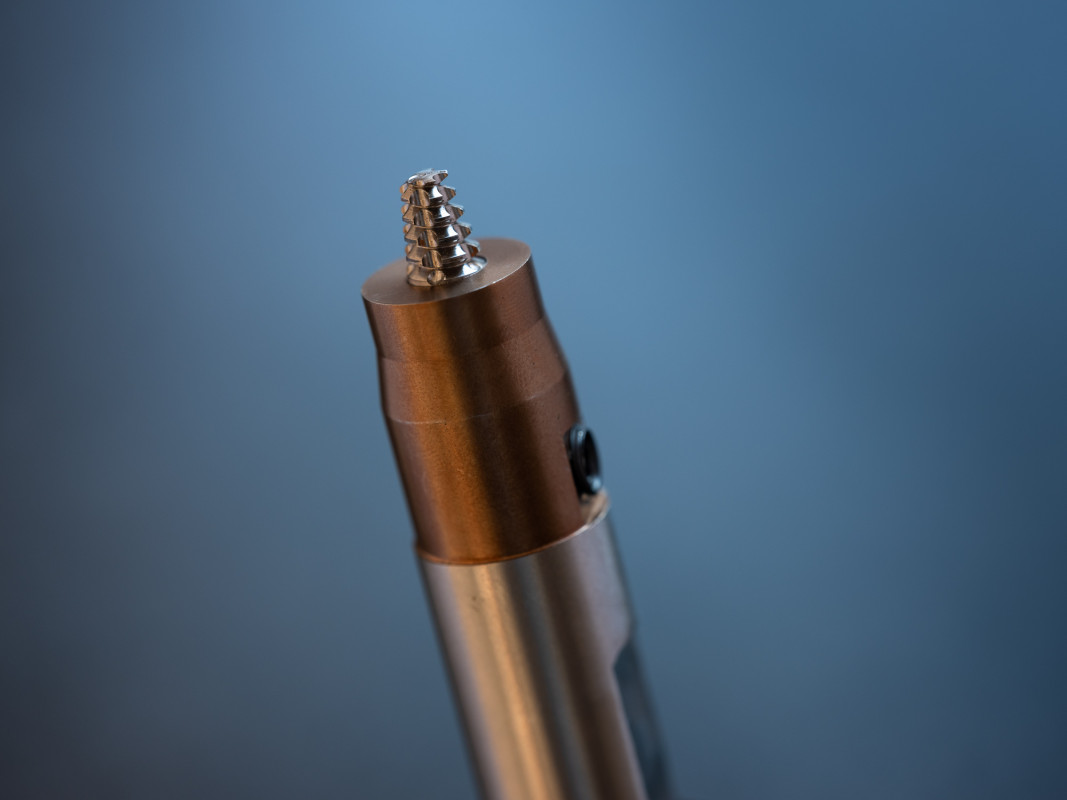 Detailansicht eines Werkzeugs zum Rührreibschweißen - © RRS Schilling GmbH/Frak Jasper