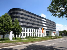 Der KUKA-Hauptsitz in Augsburg
