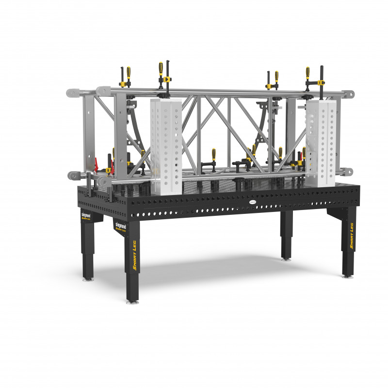 Siegmund Schweißtisch mit Smart Leg_Trussaufbau