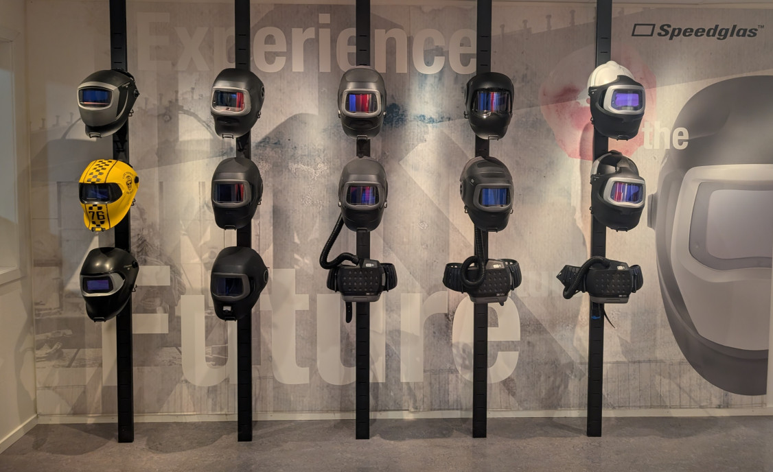 Overview over the different 3M Welding Helmets - © Natalie Kliemann