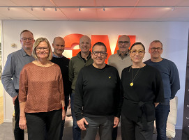 Speedglas Team (left to right): Mats Svensson, Kristina Magnusson, Nichlas Sjöselius, Erik Lindquist, Marcus Wiederkehr, Anders Grönberg, Carina Haglund and Stefan Henriksson