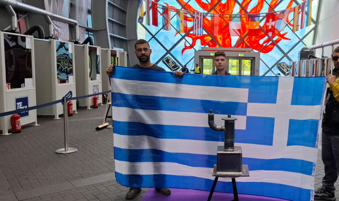 Filippos (left) at SCHWEISSEN & SCHNEIDEN 2025 - © privat