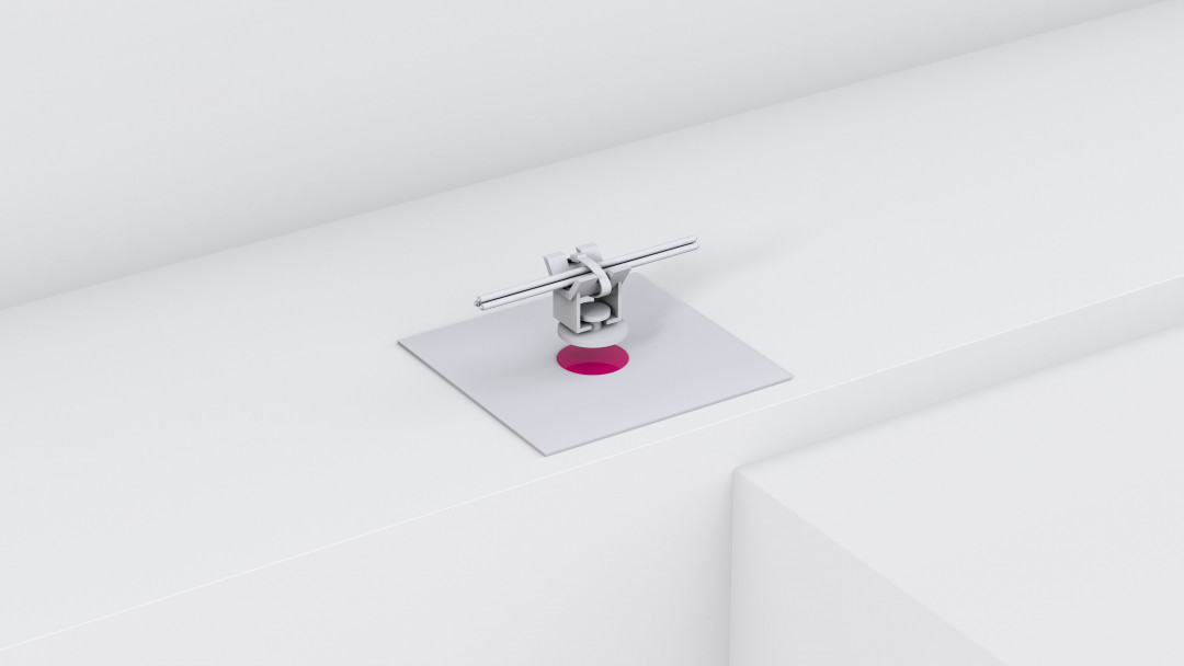 Befestigungselement aus transparentem Kunststoff auf lichthärtendem DELO PHOTOBOND FB4151 – leichte und flammschutzkonforme Verbindungslösung für den Flugzeuginnenraum - © DELO