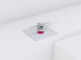 Befestigungselement aus transparentem Kunststoff auf lichthärtendem DELO PHOTOBOND FB4151 – leichte und flammschutzkonforme Verbindungslösung für den Flugzeuginnenraum