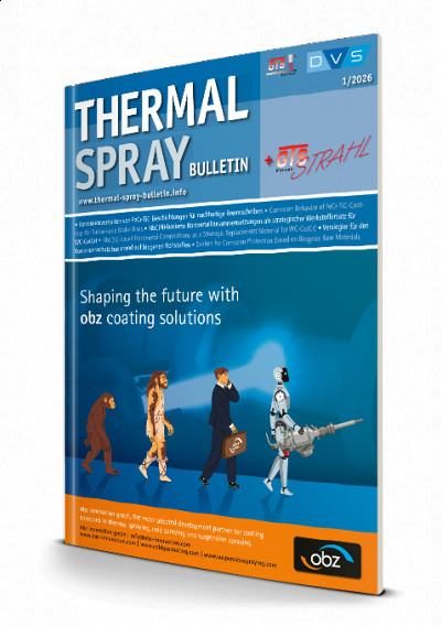 Ausgabe 1/2026 des Thermal Spray Bulletin ist bald da!