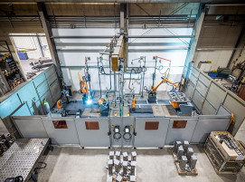 Finsterle setzt auf eine Roboter-Schweißzelle von EWM