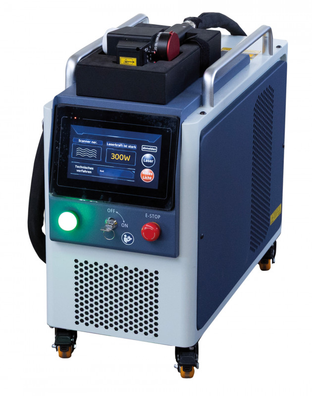 Neu im Sortiment von joke Technology: das Laserreinigungsgerät ENESKA laserclean 300 - © joke Technology GmbH
