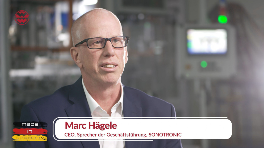 Geschäftsführer Marc Hägele begleitet die Entwicklung von SONOTRONIC seit über 25 Jahren und ist auch heute noch von den unendlichen Anwendungsmöglichkeiten der Ultraschall-Technologie begeistert. - © Sonotronic