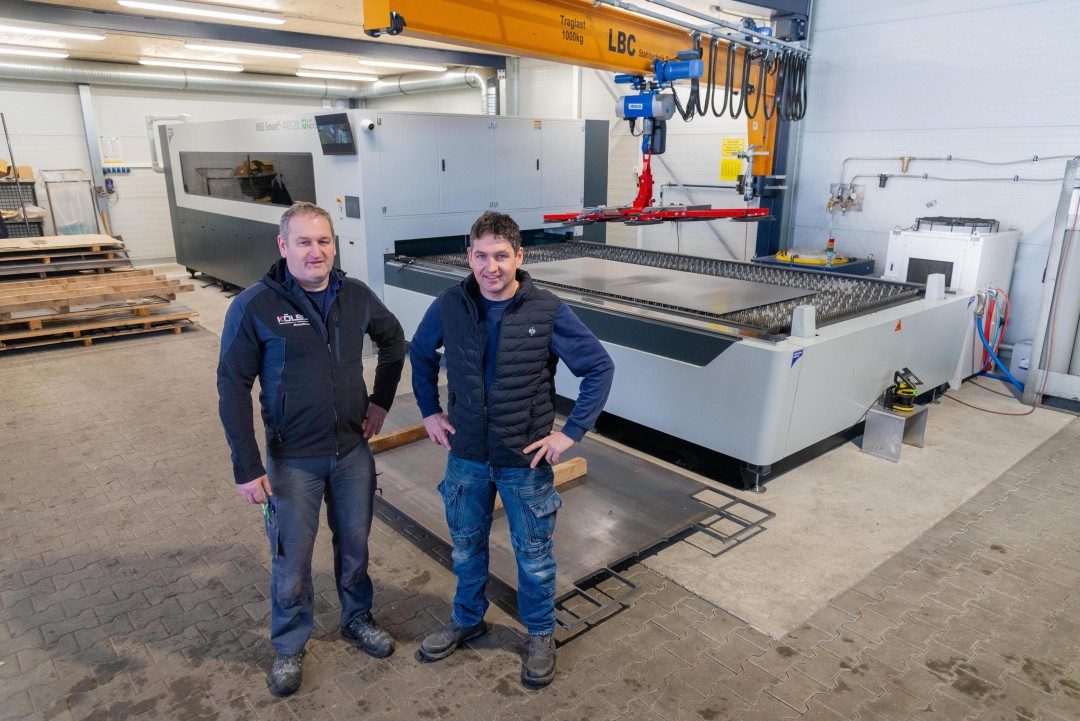 Martin und Georg Kölbl (im Bild von links nach rechts) - © MicroStep Europa GmbH