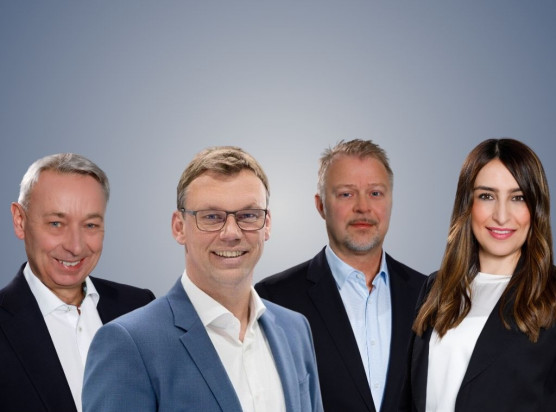 v. l. n. r.: Bobbie Linkenbach, Jörg Rommelfanger, Pär Tornemo und  Sibel Yanak