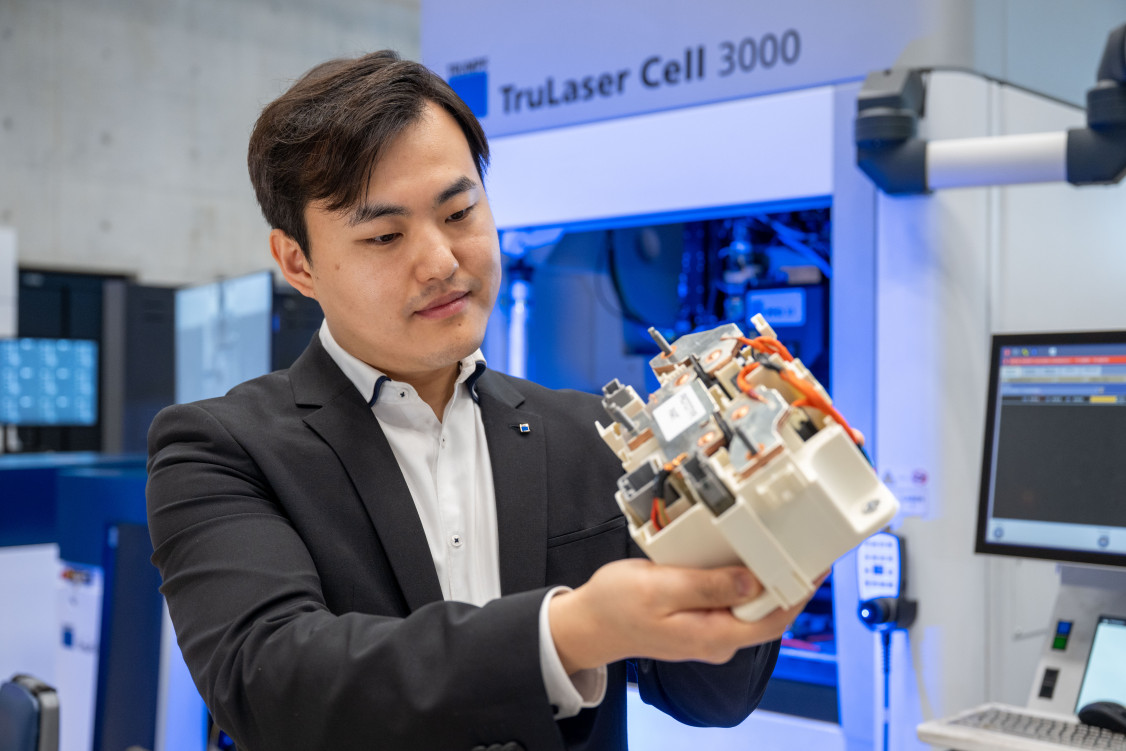 Beispielhafter lasergeschweißte Spannungverteiler für PHEV und BEV . - © Trumpf