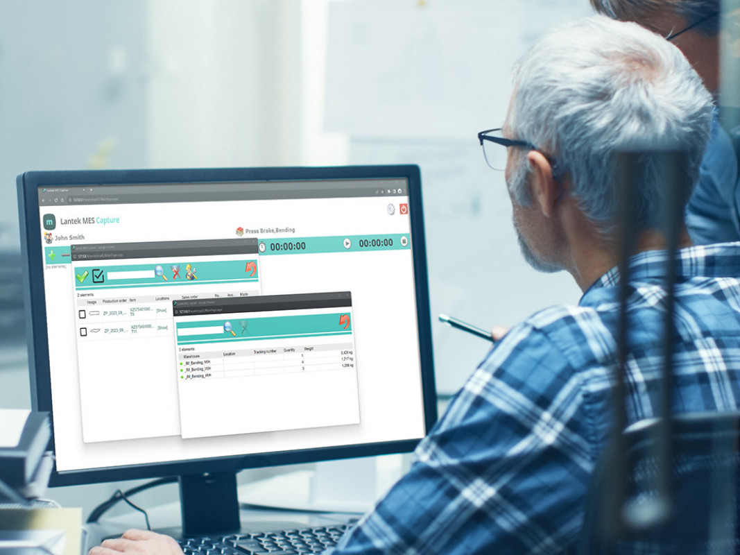 Zugriff von überall aus, leichtere Installation und Updates: mit der Web-Version von Lantek MES Manager - © Lantek Systemtechnik GmbH