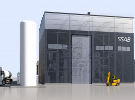 Mit der neuen Gasverdüsungsanlage kann SSAB hochwertiges Metallpulver im industriellen Maßstab herstellen und die wachsende Nachfrage bedienen