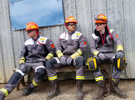 Crew on site
