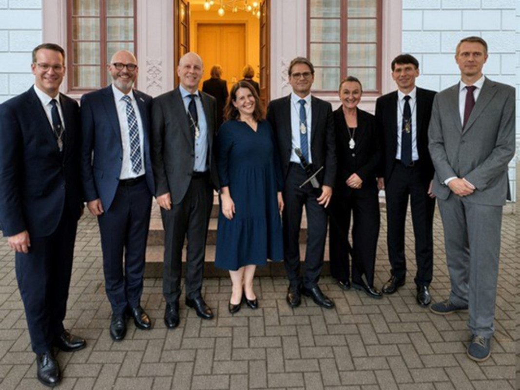 Frühlingssymposium des VDI SKK in Rottweil am 19. Juni 2026: (v.l.n.r.) Prof. Christian Hopmann, Guido Frohnhaus, Frank Schüller, Janina Würtele, Prof. Martin Würtele, Dr. Stephanie Waschbüsch, Dr. Guiscard Glück, Daniel Schröder - © VDI/MH