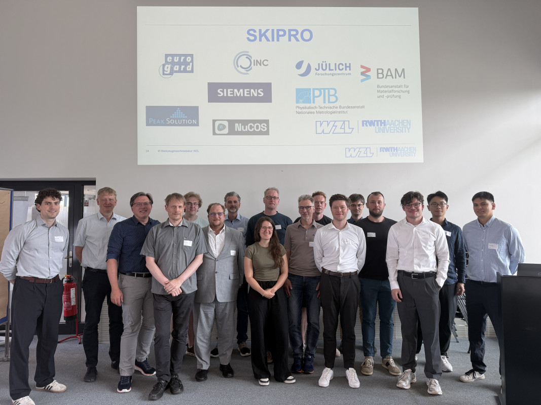 Das Konsortialteam des Forschungsprojektes „SKIPRO“ - © WZL