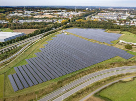 Der Solarpark Kerkrade in der Provinz Limburg.