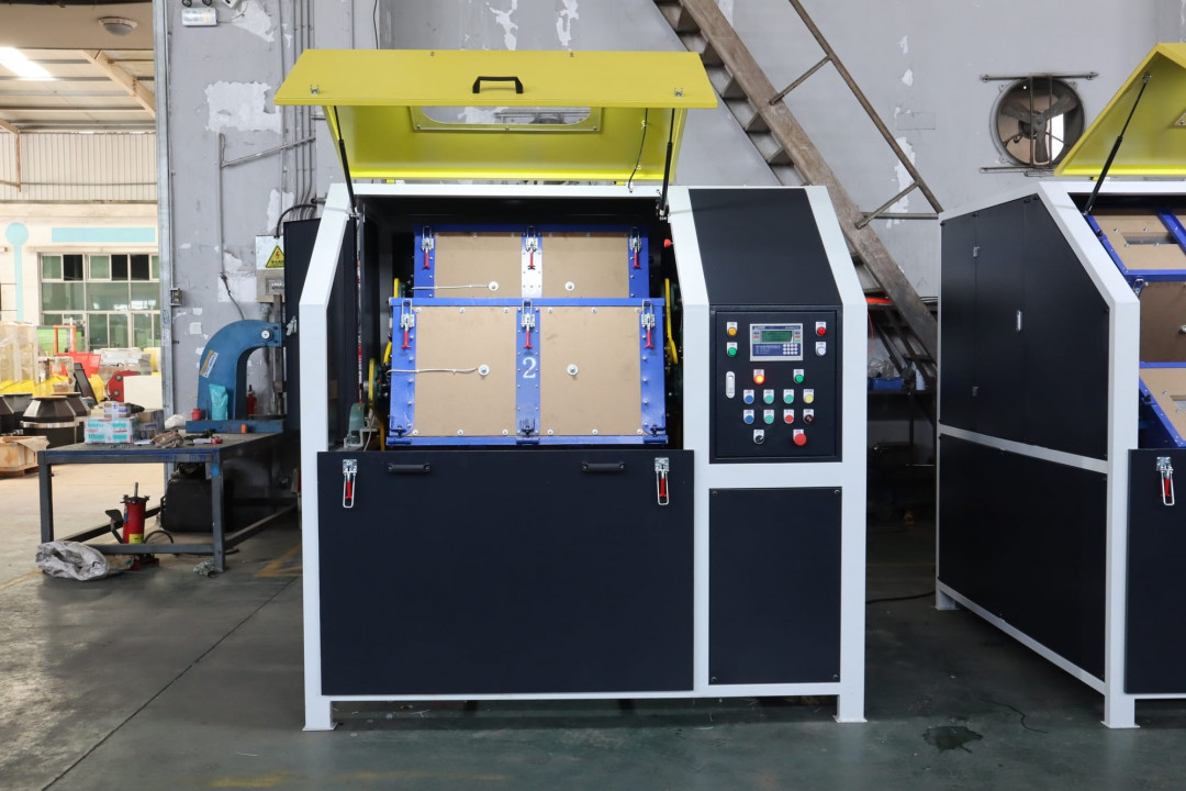 A factory finishing cell, used only to illustrate the production context. It is not a product recommendation and does not establish a performance result. - © SurfacePolish