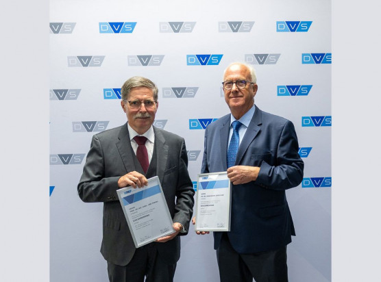 Prof. Dr.-Ing. habil. Uwe Füssel (links) und  Dr.-Ing. Hans-Georg Groß
