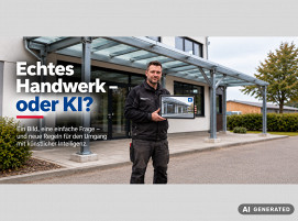 Echt oder KI? Was auf den ersten Blick wie eine reale Fotoaufnahme wirkt, kann heute auch künstlich erzeugt sein. Seit dem 2. August 2026 regelt die EU-KI-Verordnung, wann KI-generierte Inhalte als solche kenntlich gemacht werden müssen. Dieses Bild wurde KI-generiert.