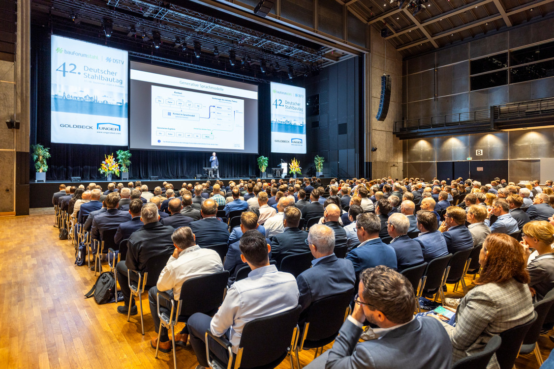 Der 42. Deutsche Stahlbautag fand am 17. und 18. September 2026 in Bielefeld statt. - © BFS