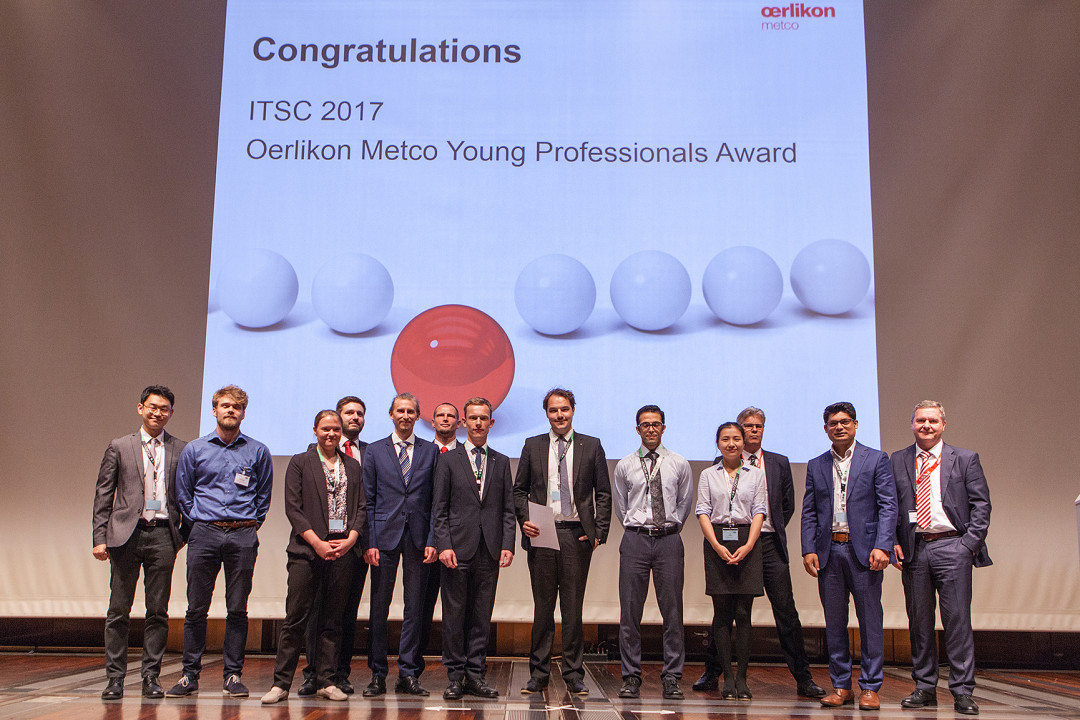 Auch im Jahr 2020 einer der begehrten Nachwuchspreise während der ITSC: der „Oerlikon Metco Young Professionals Award“. - © Alexander Sucrow Fotografie
