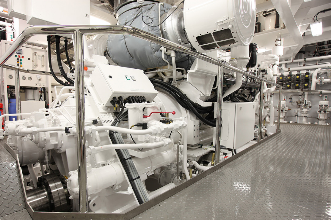 Schiffsgetriebe: Die tonnenschweren, stählernen Gehäuseteile werden bisher gegossen. In Zukunft sollen sie mit einem riesigen 3D-Drucker hergestellt werden. - © REINTJES GmbH