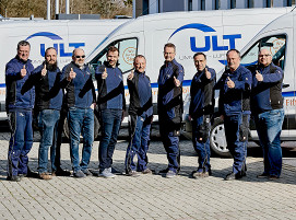 Das Serviceteam der ULT AG steht den Kunden auch in schwierigen Zeiten zur Verfügung.