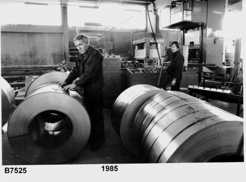 1984 geht Migatronic an die Kopenhagener Börse. Zu diesem Zeitpunkt wurden auch die Produktionsflächen in Fjerritslev erweitert. Die Exportanteile des Unternehmens wachsen innerhalb und außerhalb Europas. / © Migatronic