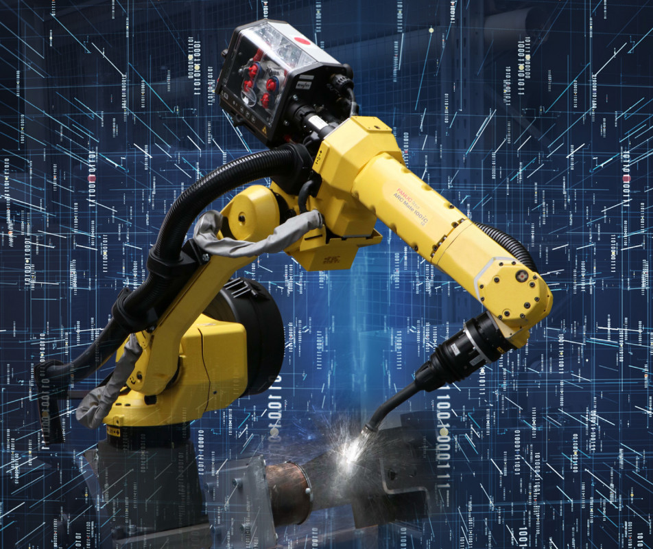 Ein Schweißroboter symbolisiert die zunehmende Bedeutung der Automatisierung in der Schweißproduktion - © EWM AG