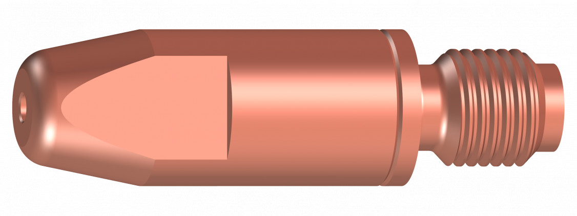 10 Stück MIG/MAG Stromdüse Kupfer E-Cu M8 für 1,6mm Schweissdraht 