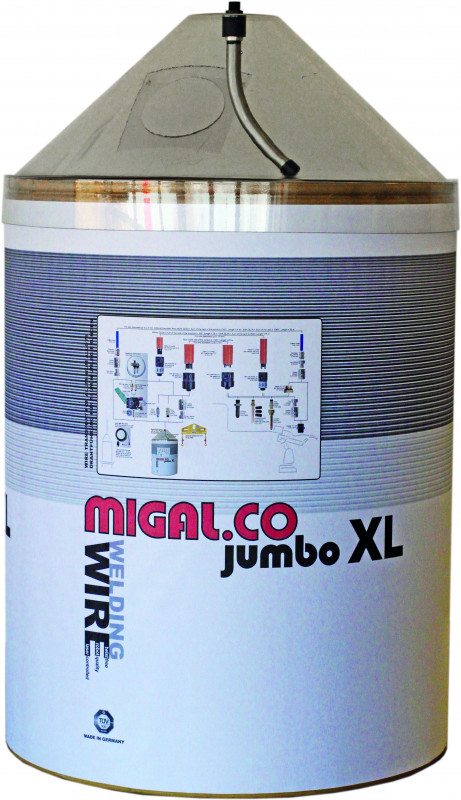 Ein Jumbo XL-Fass mit Haube aus der produktpalette des Unternehmens. - © MIGAL.CO GmbH