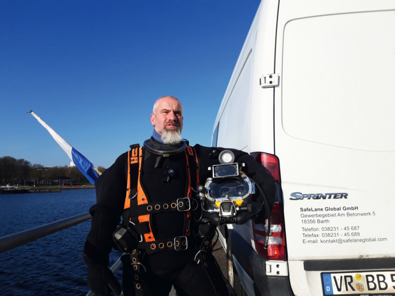 Dirk Kruschinski ist seit den 1990ern begeisterter Unterwasserschweißer und DVS-Schweißfachmann. - © SafeLane Global