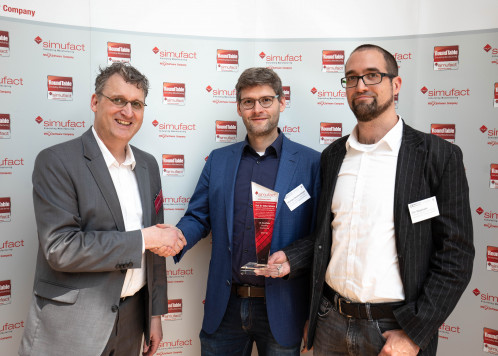Institut für Produktionstechnik (wbk) Karlsruher Institut (KIT) gewinnt den Academic Relationship Award / © Simufact Engineering GmbH