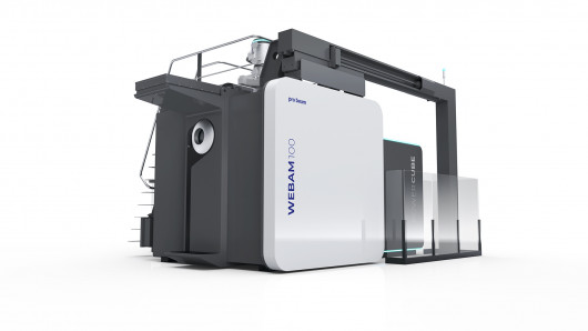 Die PB WEBAM 100vonpro-beamzuradditivenFertigunggroßerMetallbauteilemittelsDraht