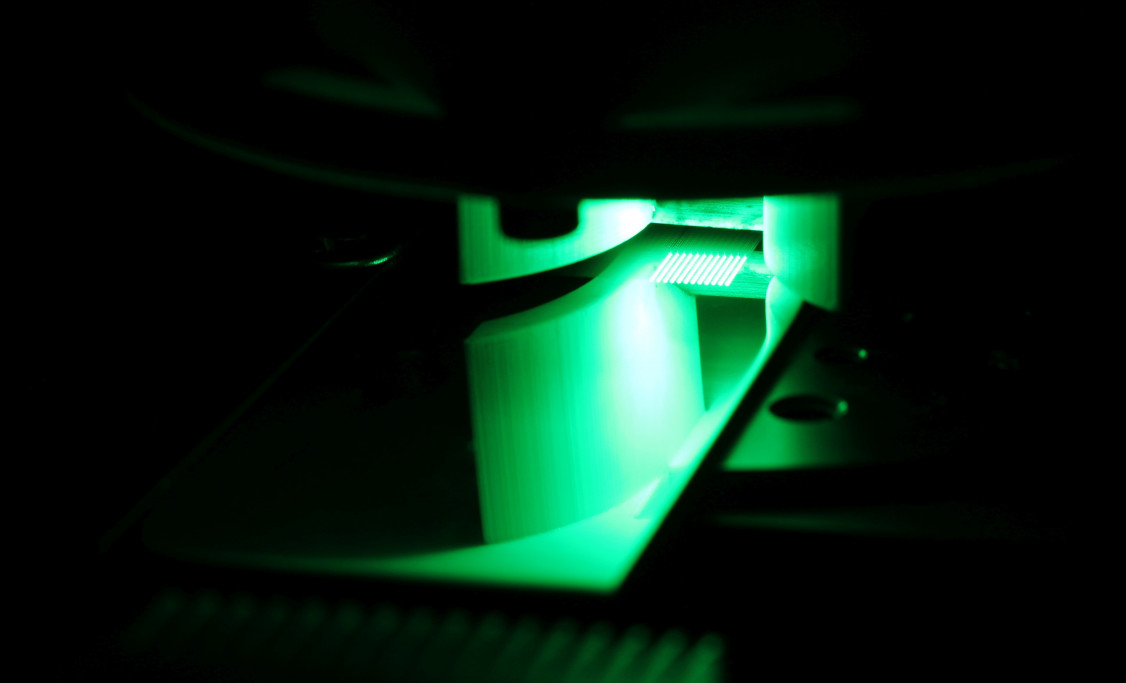 Bohrprozess mit UKP-Lasern. - © Fraunhofer ILT, Aachen